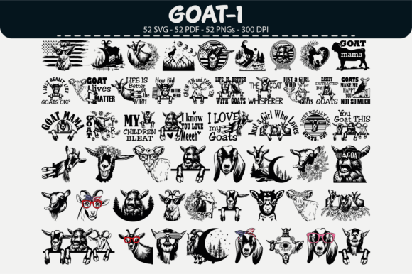 Download Goat Vector Clipart – 52 Designs - Vector Collection