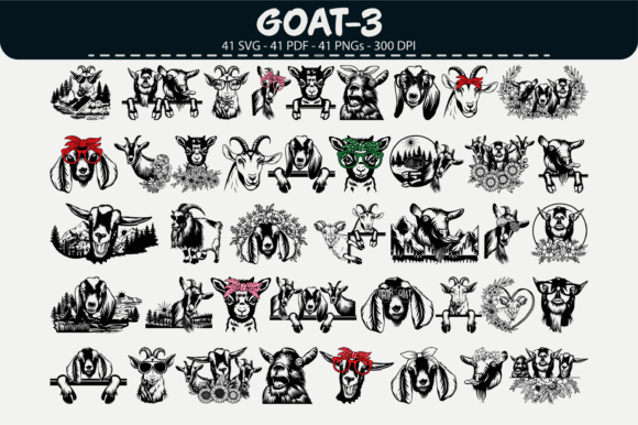 Download Goat Vector Clipart – 41 Designs - Vector Collection