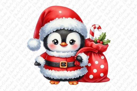 Download Christmas Penguin Clipart Sublimation - Premium Resources