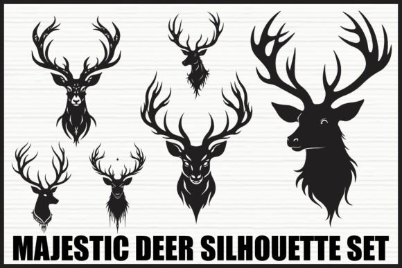 Download Majestic Deer Silhouette Bundle - Silhouette Collection