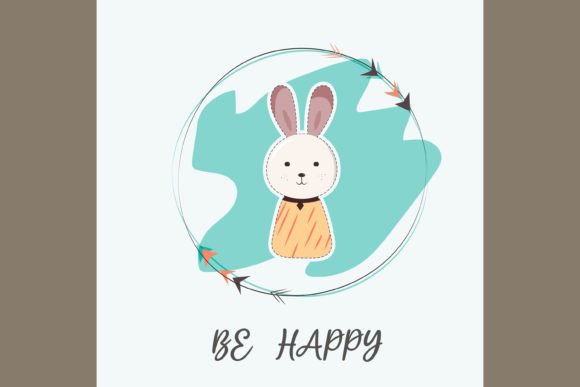 Download Vector Card with Cute Cartoon Animal - Vector Collection